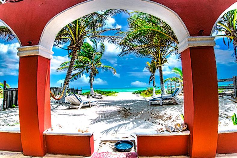 Beachfront Hacienda Del Cuyo Groundfloor Exterior foto